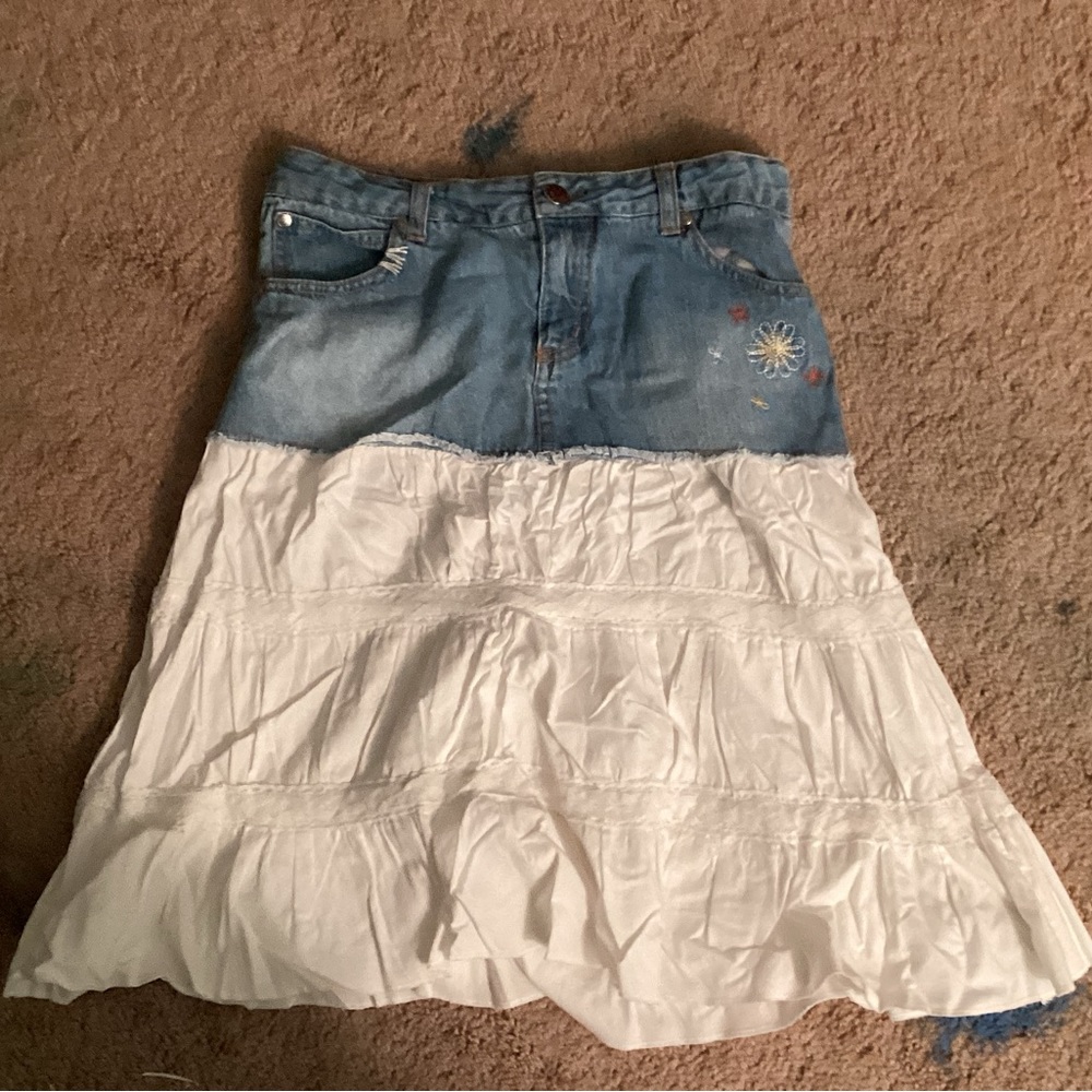 Girl size 14 jean skirt from faded glory originals